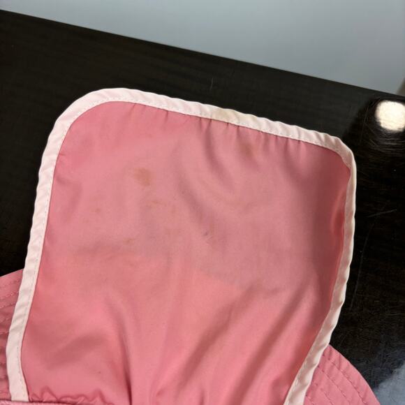 Beams Mini Bucket Hat Kid's Pink Strap Hat with Neck Cover - Picture 13 of 13